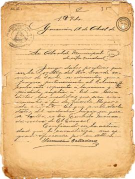 Carta administrativa 1894