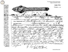 Telegrama enviado de Santa Lucía 1936