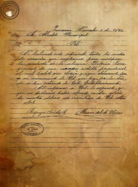 Informe de retiro de alumna de la escuela de niñas 1894