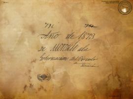 Carta del Alcalde de Moroselí Don Agapito Flores al Señor Gobernador de San José de Yuscarán sobre el estado de la municipalidad 1873