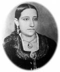 Mercedes Canales, tía materna del poeta.